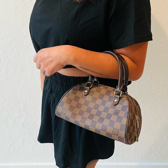 Authentic Louis Vuitton Brown Checkered Mini Bag - Picture 2 of 5